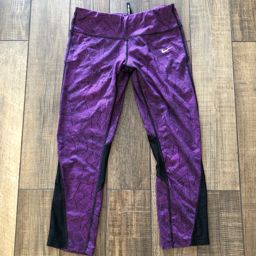 Nike dri fit running capris